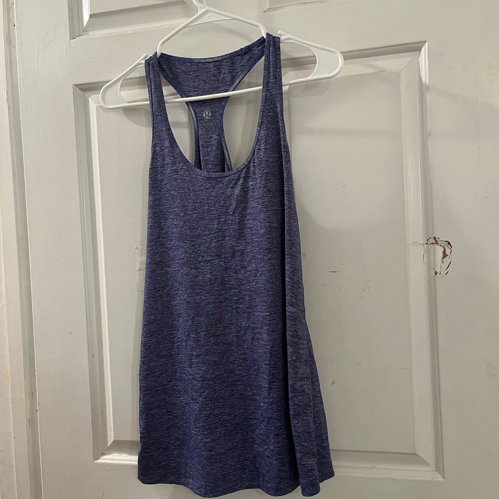 lululemon athletica Heathered Navy Tank Top - Picture 1 of 2